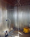 Aluminum bathroom