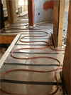 Radiant floor heat